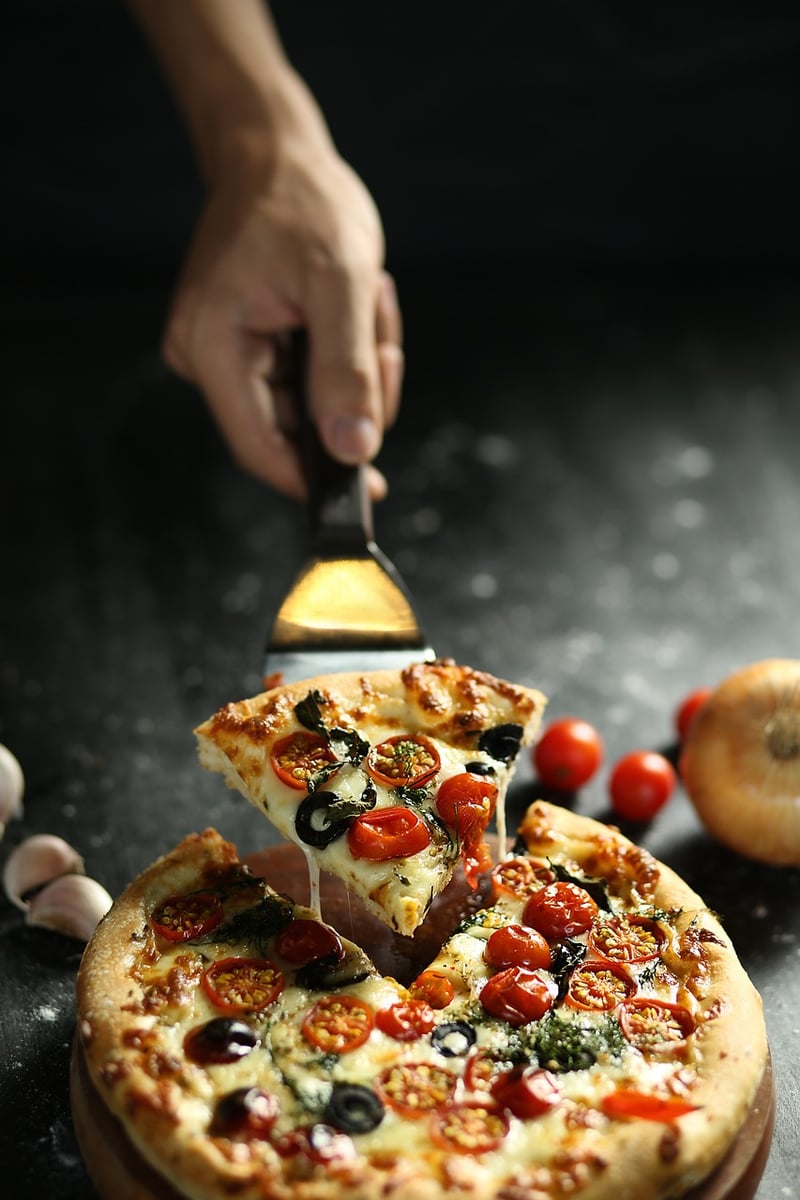 Sizzling pizza